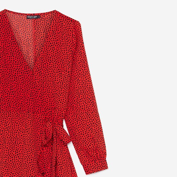 Little Spotty Wrap Dress - Picture 4 of 6